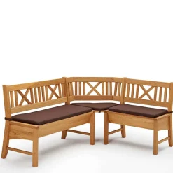 Best Massive Essgruppe mit Truhen-Eckbank - Jodrav (vierteilig) Sitzgruppe|Tische