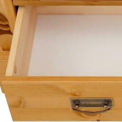 Discount Massive Landhaus Schränke als Set - Fausanda (fünfteilig) Wohnwände