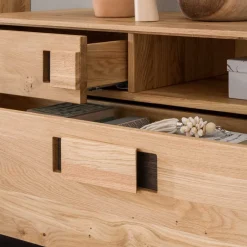 Sale Massive Wohnzimmereinrichtung mit LED - Xeddos (dreiteilig) Wohnwände