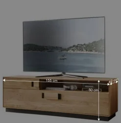 Sale Massive Wohnzimmereinrichtung mit LED - Xeddos (dreiteilig) Wohnwände