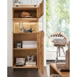 Sale Massive Wohnzimmereinrichtung mit LED - Xeddos (dreiteilig) Wohnwände