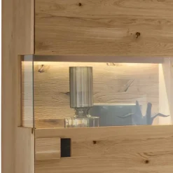 Sale Massive Wohnzimmereinrichtung mit LED - Xeddos (dreiteilig) Wohnwände