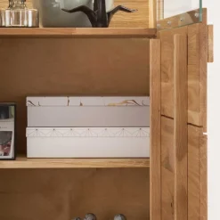 Sale Massive Wohnzimmereinrichtung mit LED - Xeddos (dreiteilig) Wohnwände