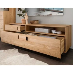 Sale Massive Wohnzimmereinrichtung mit LED - Xeddos (dreiteilig) Wohnwände