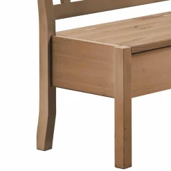 Outlet Massivholz Eckbank Giurgia aus Kiefer Landhaus Sitzbank