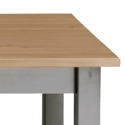 Sale Massivholz Esstisch Ziamora in Grau Kiefer Tische