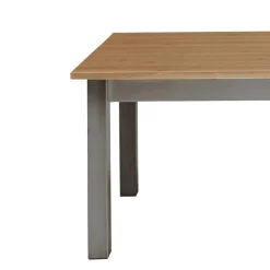 Sale Massivholz Esstisch Ziamora in Grau Kiefer Tische