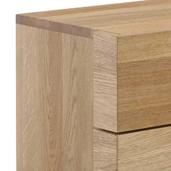 Best Massivholz Nachttisch Sofie mit zwei Schubladen Kommoden