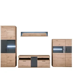 Best Möbel Wohnkombination Set - Vecenda (vierteilig) Wohnwände