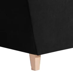 Best Mega Polstersessel aus schwarzem Velours - Villaro Sessel