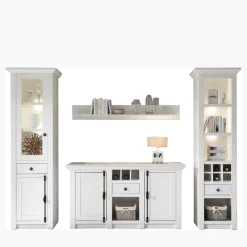 Hot Mehrteilige Wohnkombination Chelles im Landhausstil (vierteilig) Wohnwände