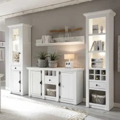 Hot Mehrteilige Wohnkombination Chelles im Landhausstil (vierteilig) Wohnwände