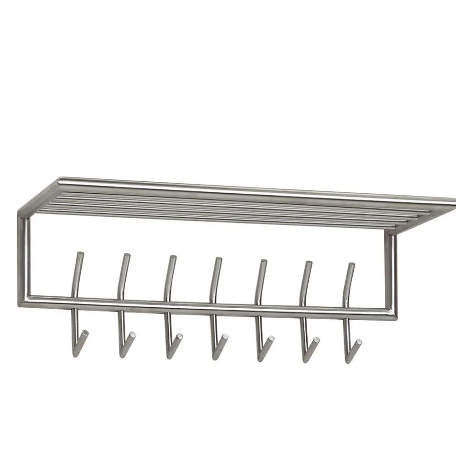 Clearance Metall Hängegarderobe in Silber - Markos Garderoben