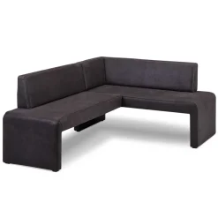 Sale Microfaser Polstereckbank in Anthrazit - Daricca Sitzbank