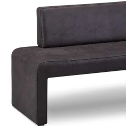 Sale Microfaser Polstereckbank in Anthrazit - Daricca Sitzbank
