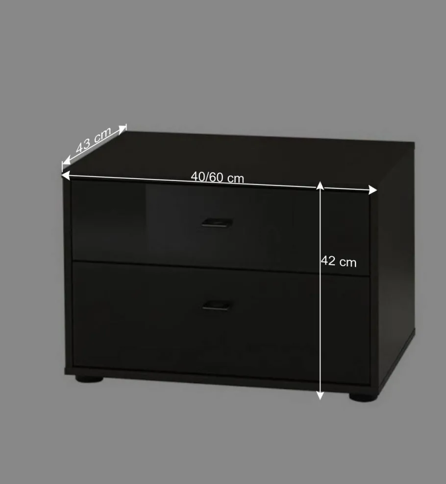 Best Mini Kommode Cornea in Grau Braun Kommoden