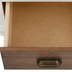 Best Modern Country Nachtkommode in Weiß - Yakos Kommoden