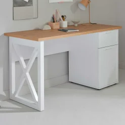 Modern Country Schreibtisch mit Stauraum - Ristina Tische