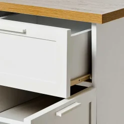 Modern Country Schreibtisch mit Stauraum - Ristina Tische