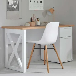 Modern Country Schreibtisch mit Stauraum - Ristina Tische