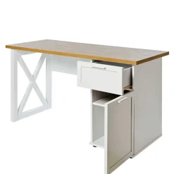 Modern Country Schreibtisch mit Stauraum - Ristina Tische