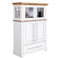 Best Modern Country Wohnzimmerschrank zweifarbig - Eyzaco Highboards