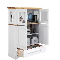 Best Modern Country Wohnzimmerschrank zweifarbig - Eyzaco Highboards