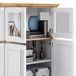 Best Modern Country Wohnzimmerschrank zweifarbig - Eyzaco Highboards