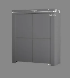 Hot Moderne Anbauwand Möbel Kombi - Mikes (dreiteilig) Wohnwände