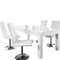 Outlet Moderne Essgruppe mit 4 Drehstühlen - Baiamare (fünfteilig) Tische