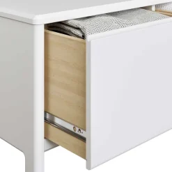 Best Moderne Garderobenmöbel aus Holz in Weiß - Oranias (dreiteilig) Garderoben