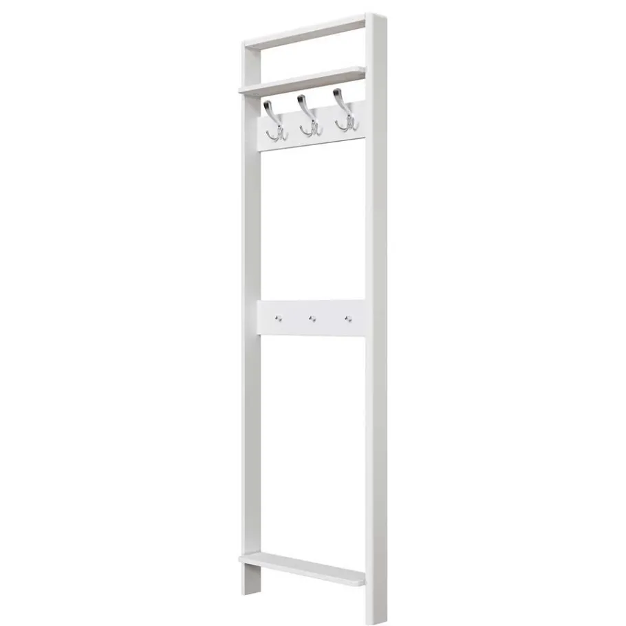 Best Moderne Garderobenmöbel aus Holz in Weiß - Oranias (dreiteilig) Garderoben