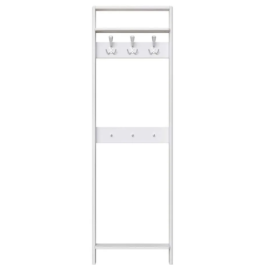 Best Moderne Garderobenmöbel aus Holz in Weiß - Oranias (dreiteilig) Garderoben