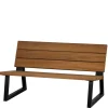 Sale Moderne Gartenbank aus Abachi Holz - Liz Sitzbank