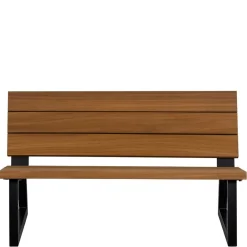 Sale Moderne Gartenbank aus Abachi Holz - Liz Sitzbank