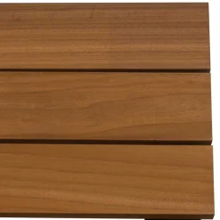 Sale Moderne Gartenbank aus Abachi Holz - Liz Sitzbank