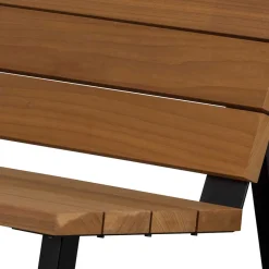 Sale Moderne Gartenbank aus Abachi Holz - Liz Sitzbank