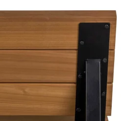 Sale Moderne Gartenbank aus Abachi Holz - Liz Sitzbank