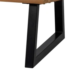 Sale Moderne Gartenbank aus Abachi Holz - Liz Sitzbank