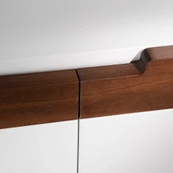 Sale Moderne Kommode mit zwei Türen in Weiß - Araulon Sideboards