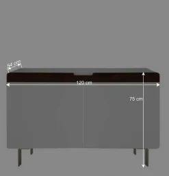 Sale Moderne Kommode mit zwei Türen in Weiß - Araulon Sideboards