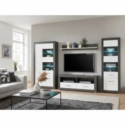 Best Moderne TV Wohnwand als Set - Istensa (vierteilig) Wohnwände