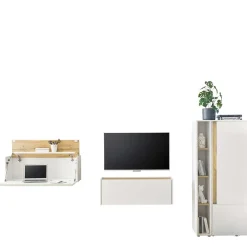 Online Moderne Wohnwand als Set - Nonessia (vierteilig) Wohnwände