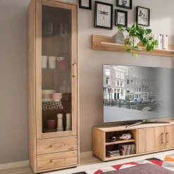 Hot Moderne Wohnwand aus Holz - Dulciana (vierteilig) Wohnwände