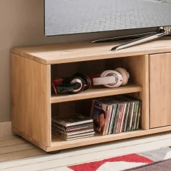 Hot Moderne Wohnwand aus Holz - Dulciana (vierteilig) Wohnwände