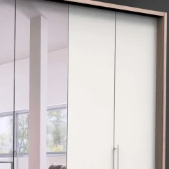 Sale Moderner Falttüren-Kleiderschrank mit Spiegel - Vaclyn Kleiderschränke|Schränke