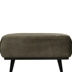 Sale Moderner Samthocker in dunklem Grün - Jassina Hocker