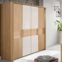 Sale Moderner Schlafzimmer Kleiderschrank 200 cm - Emdsiva I Kleiderschränke