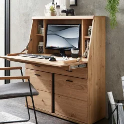 Best Moderner Sekretär teilmassiv - Mattadore Highboards