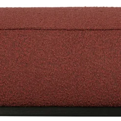 Sale Moderner Stoffhocker Boucle in Rotbraun - Anizia Hocker